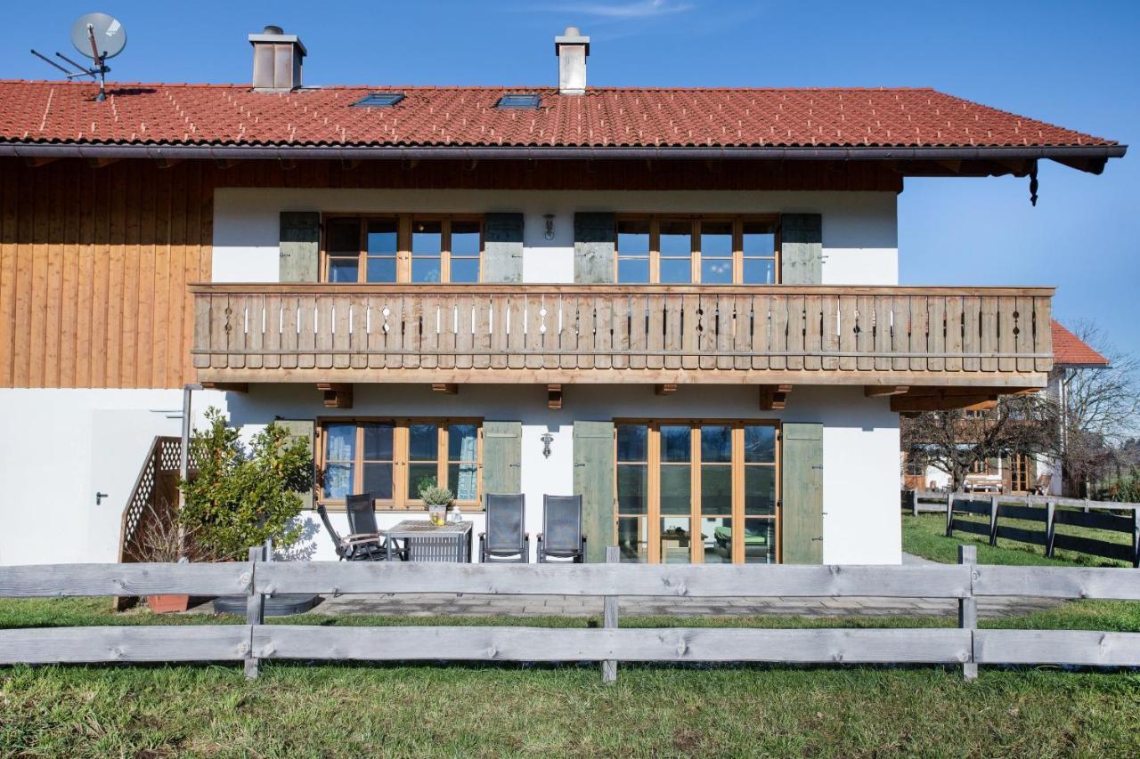 Ferienwohnung Seeblick Bad Heilbrunn Buitenkant foto